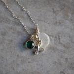 Initial And Birthstone Cha..